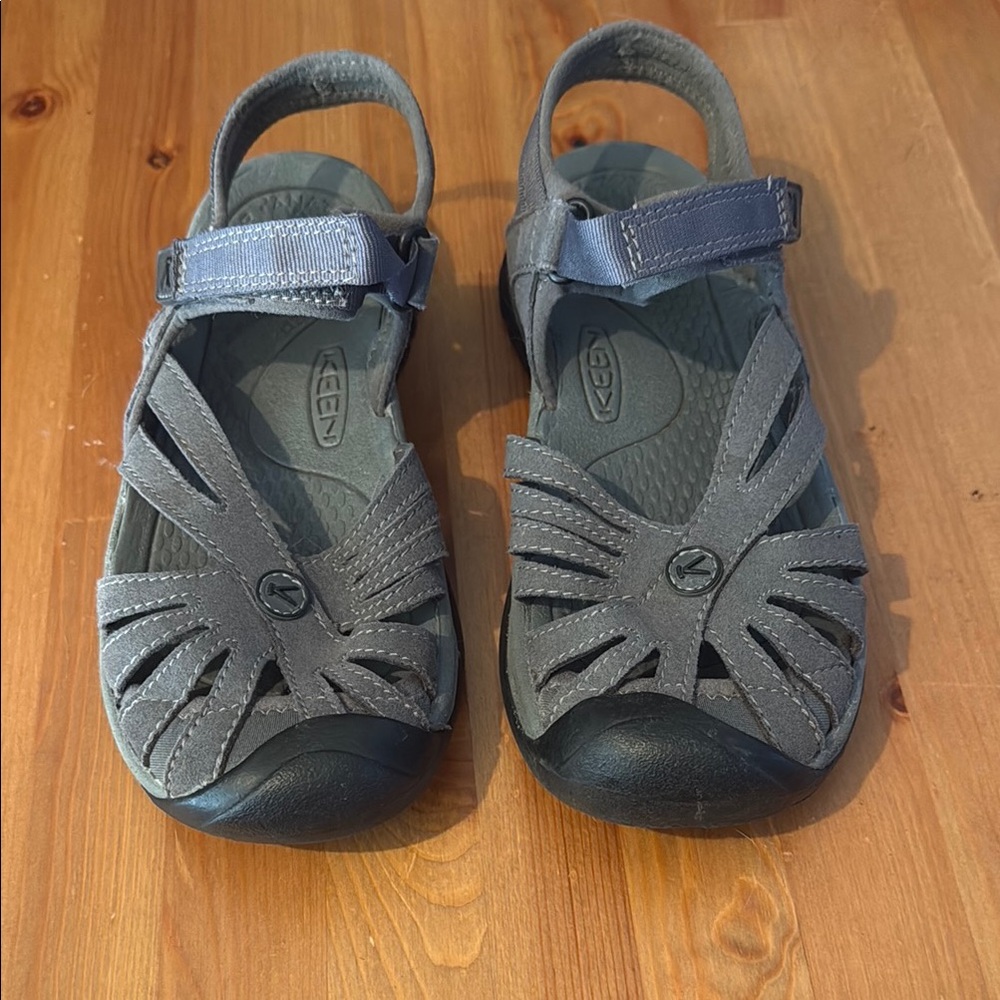 KEEN closed toe sandals.